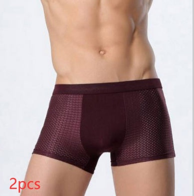Ice silk men's underwear mesh boxer | LUXETHREAD