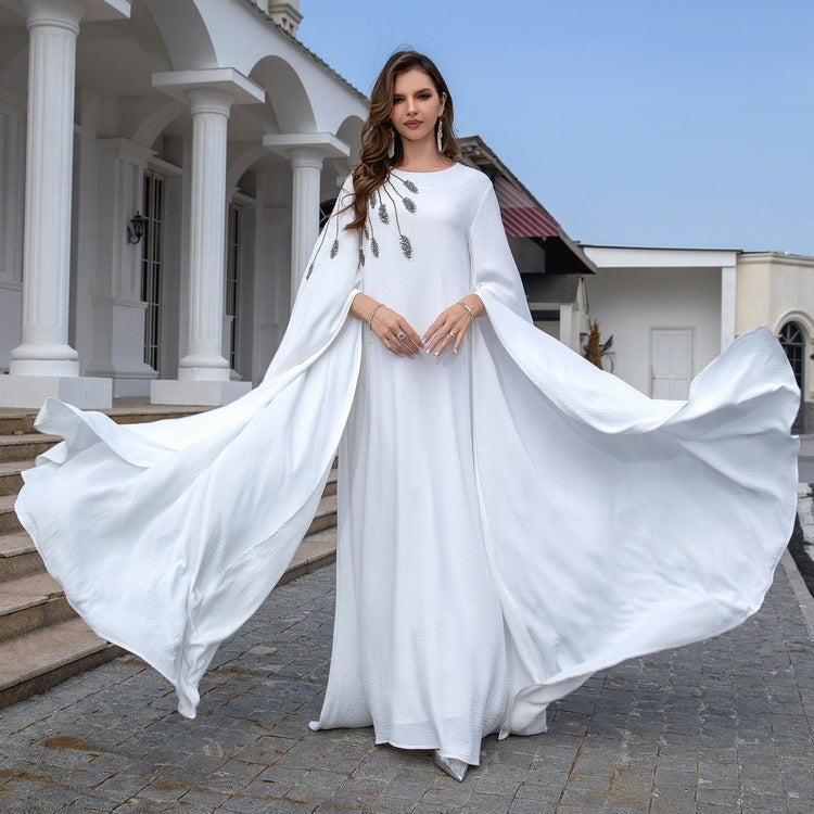 Muslim Robe Abaya Embroidered Women&