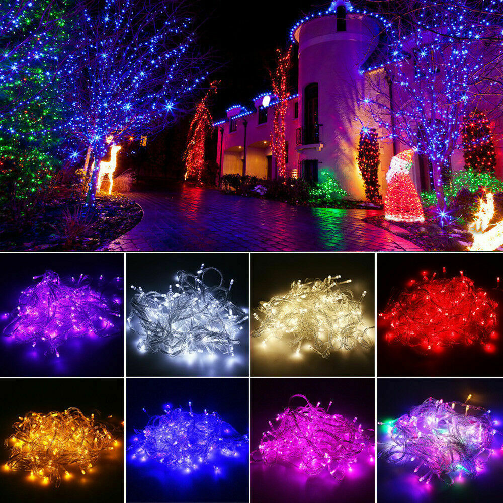 LED Fairy String Lights Multicolor Garland Beads Outdoor Waterproof Holiday Party Christmas Tree Decor | LUXETHREAD