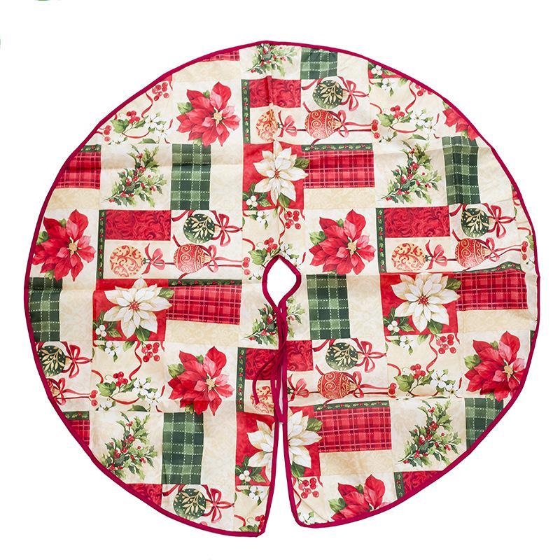 Christmas tree skirt Christmas tree decorations Christmas gifts Christmas scene matching | LUXETHREAD