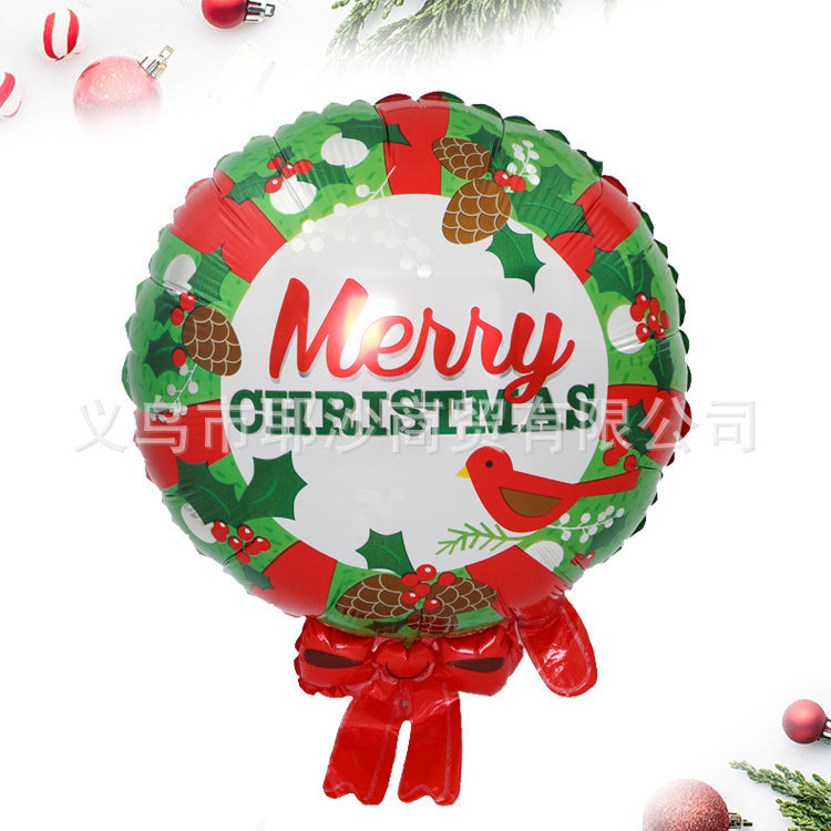 Christmas decoration aluminum film balloon | LUXETHREAD