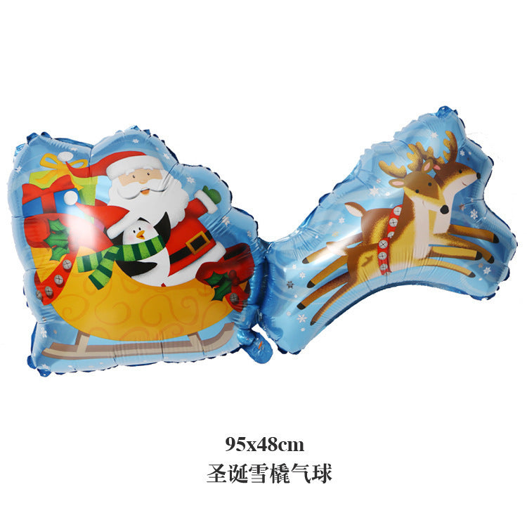 Christmas decoration aluminum film balloon | LUXETHREAD
