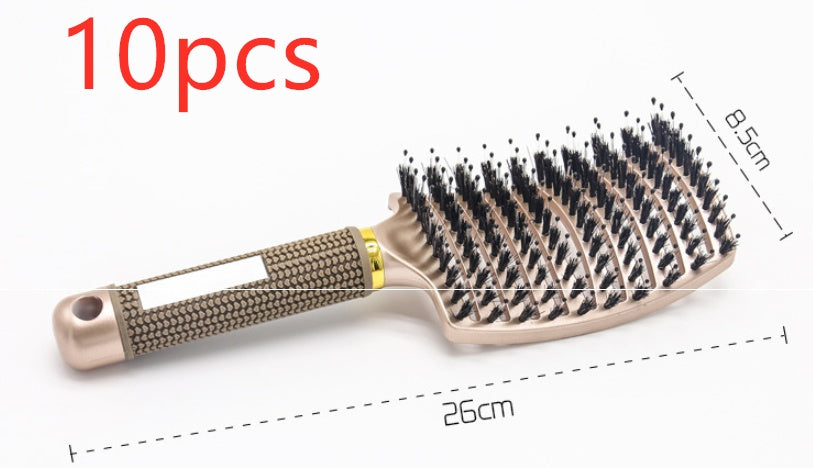 Hairbrush Anti Klit Brushy Haarborstel Women Detangler Hair Brush | LUXETHREAD