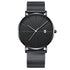 Simple calendar watch male creative waterproof quartz watch | LUXETHREAD