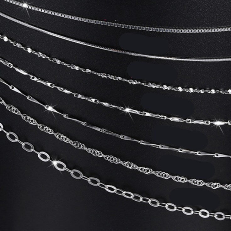 S925 sterling silver necklace | LUXETHREAD 