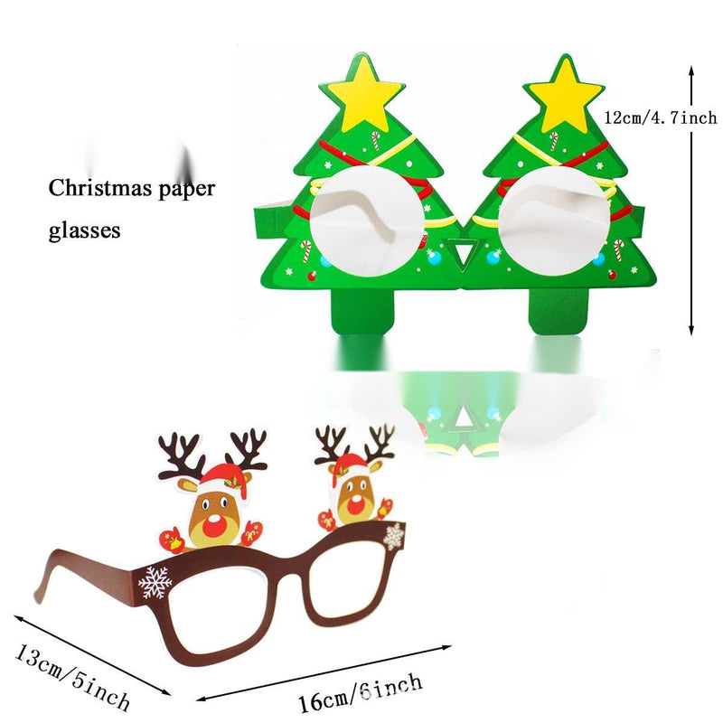 Christmas paper 3D glasses | LUXETHREAD