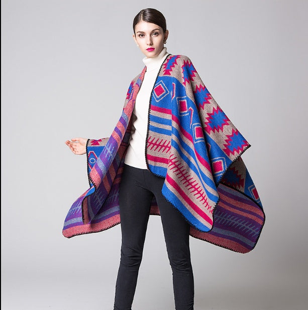 Geometric puzzle cloak | LUXETHREAD