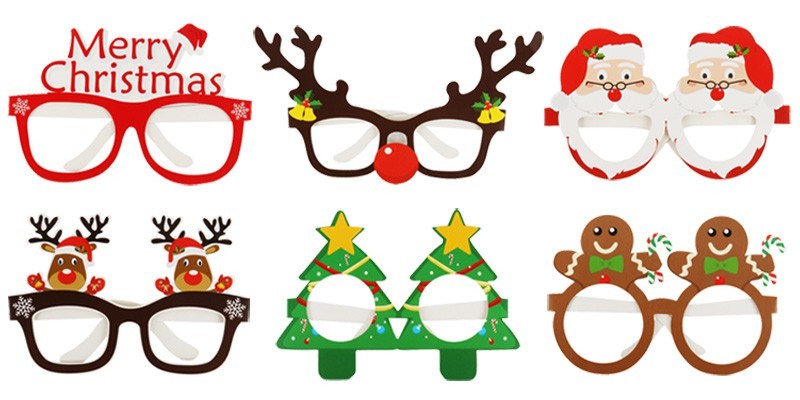Christmas paper 3D glasses | LUXETHREAD