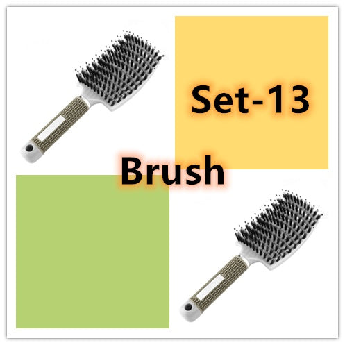 Hairbrush Anti Klit Brushy Haarborstel Women Detangler Hair Brush | LUXETHREAD