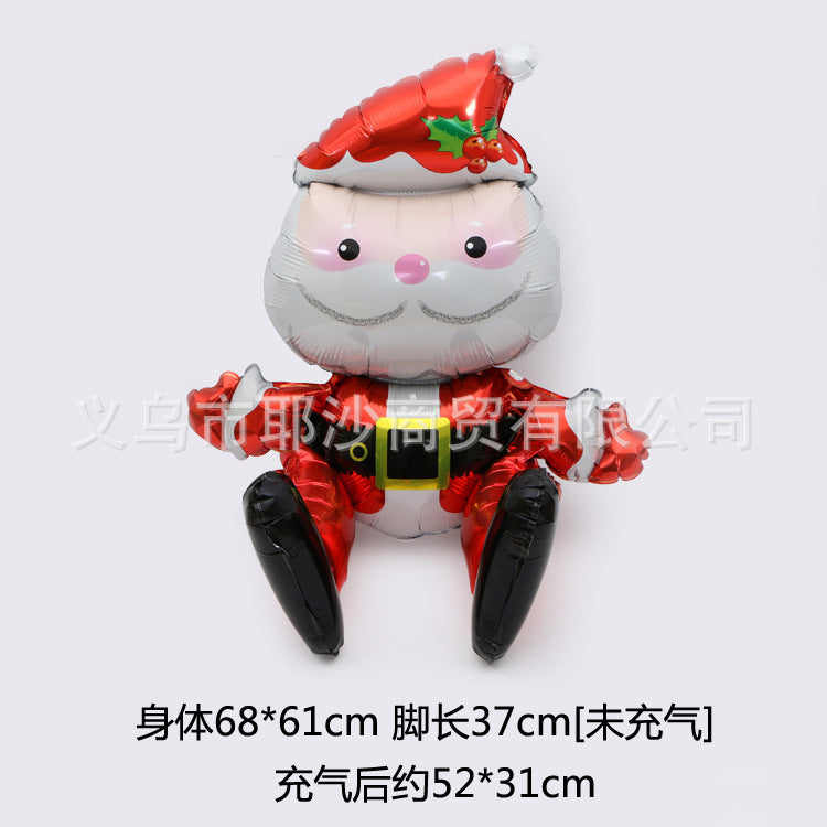 Christmas decoration aluminum film balloon | LUXETHREAD