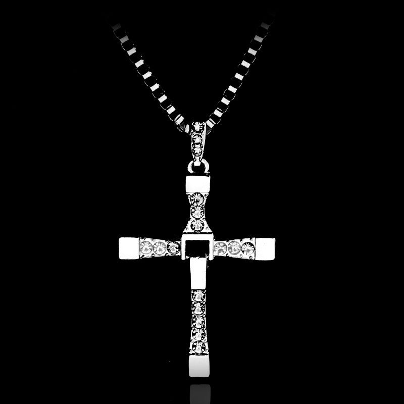 Jewelry Classic Rhinestone Pendant Cross Necklaces High Quality Gift | LUXETHREAD