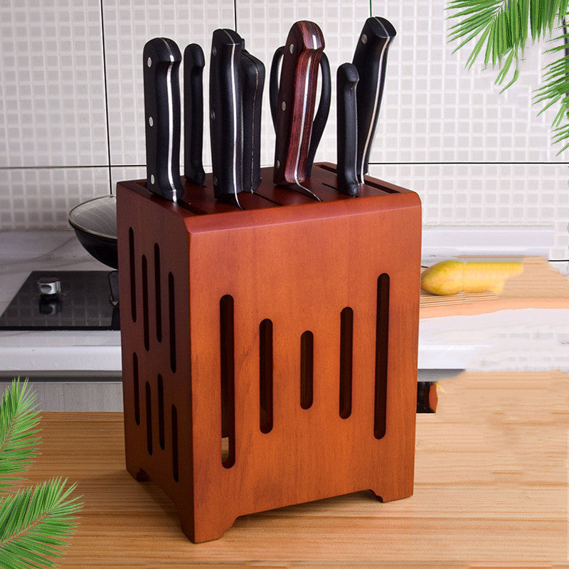 Household Kitchen Knife Holder Kitchen Wall-mounted Ventilated Knife Holder | LUXETHREAD