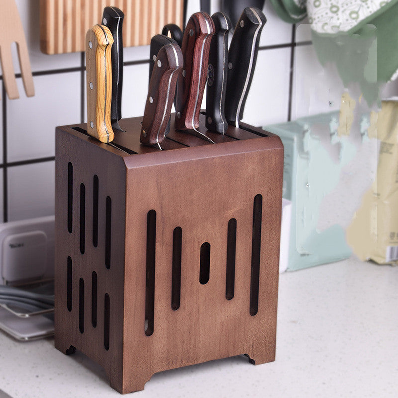 Household Kitchen Knife Holder Kitchen Wall-mounted Ventilated Knife Holder | LUXETHREAD