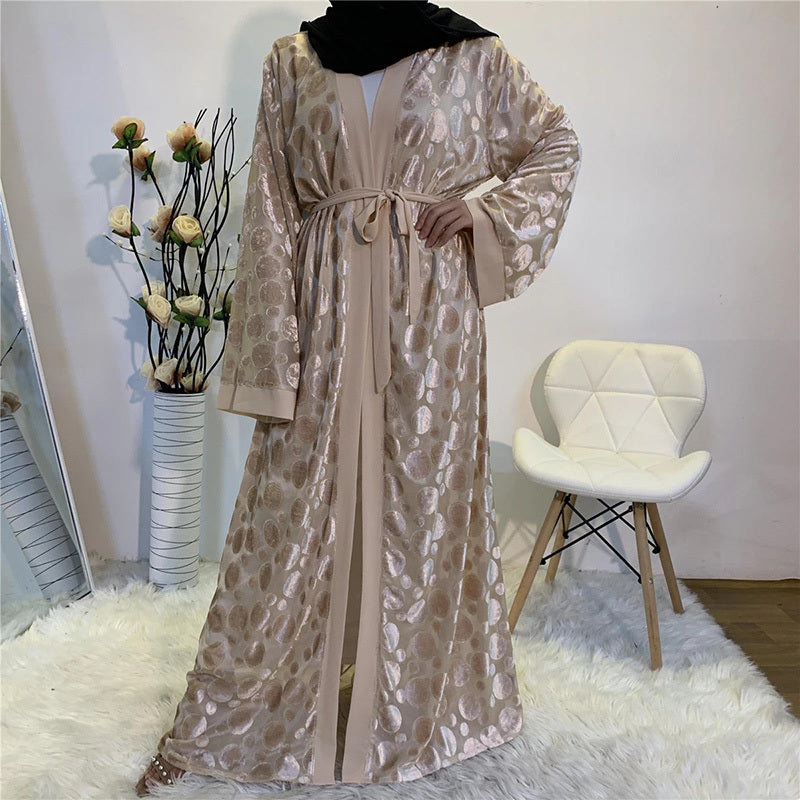 Dubai Women Clothing Maxi Long Kaftan Abaya Malaysian Robe Cardigan | LUXETHREAD