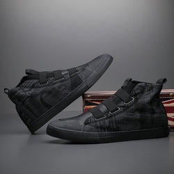 Men's High-top Camouflage Canvas Shoes Youth Fashion Casual Shoes | LUXETHREAD