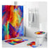 Shower curtain shower cover waterproof shower curtain fabric | LUXETHREAD