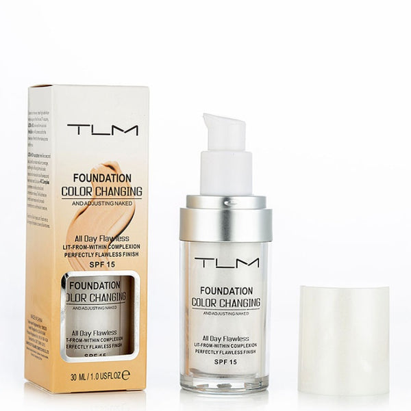 Temperature Liquid Foundation Concealer Portable Natural Color  Makeup Foundation BB Concealer | LUXETHREAD