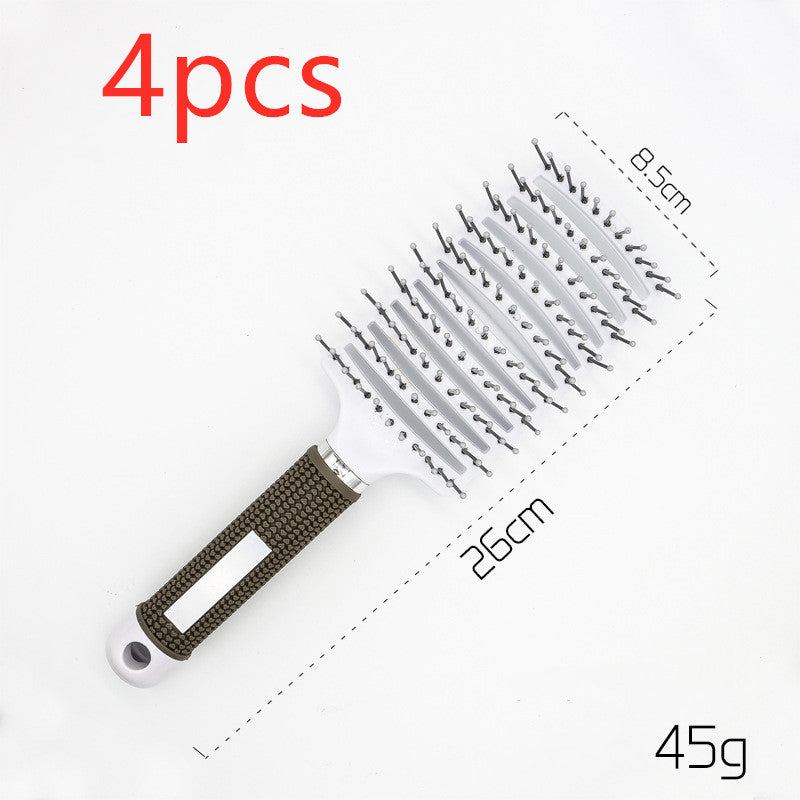 Hairbrush Anti Klit Brushy Haarborstel Women Detangler Hair Brush | LUXETHREAD