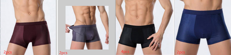 Ice silk men's underwear mesh boxer | LUXETHREAD