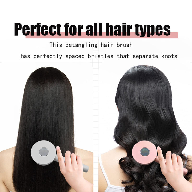 One-key Self-cleaning Hair Brush For Women Curly Hair Brush | LUXETHREAD 