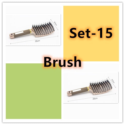 Hairbrush Anti Klit Brushy Haarborstel Women Detangler Hair Brush | LUXETHREAD