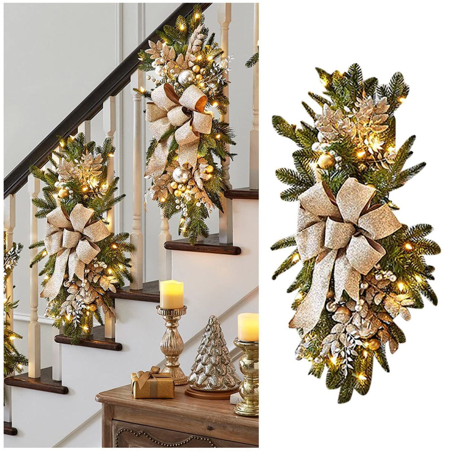 Christmas Door Hanging Christmas Wall Decoration | LUXETHREAD