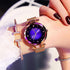 Rose Gold Women Watches Fashion Diamond Ladies Starry Sky Magnet Watch Waterproof Female Wristwatch | LUXETHREAD 