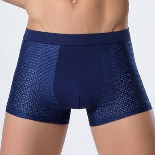 Ice silk men's underwear mesh boxer | LUXETHREAD