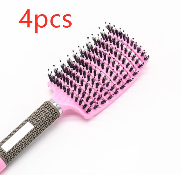 Hairbrush Anti Klit Brushy Haarborstel Women Detangler Hair Brush | LUXETHREAD