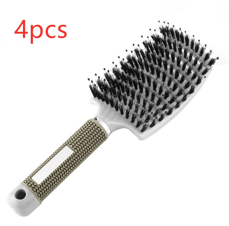 Hairbrush Anti Klit Brushy Haarborstel Women Detangler Hair Brush | LUXETHREAD