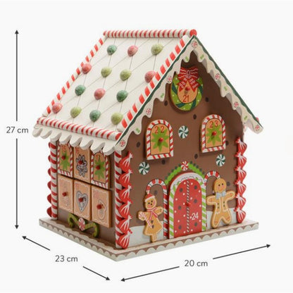 Christmas Tree Wooden Decoration Gingerbread House Party | LUXETHREAD