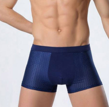 Ice silk men's underwear mesh boxer | LUXETHREAD