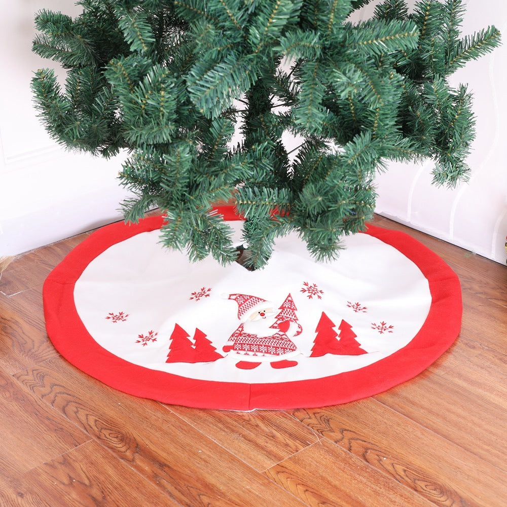 Christmas tree skirt Christmas tree decorations Christmas gifts Christmas scene matching | LUXETHREAD