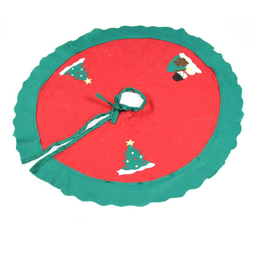 Christmas tree skirt Christmas tree decorations Christmas gifts Christmas scene matching | LUXETHREAD