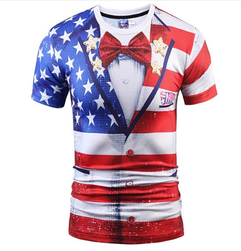 Fake Vest men short sleeve hip hop Fashion Man Slim Fit t-shirt Halloween cosplay | LUXETHREAD