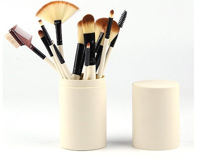 Makeup brush set 12 makeup brushes | LUXETHREAD
