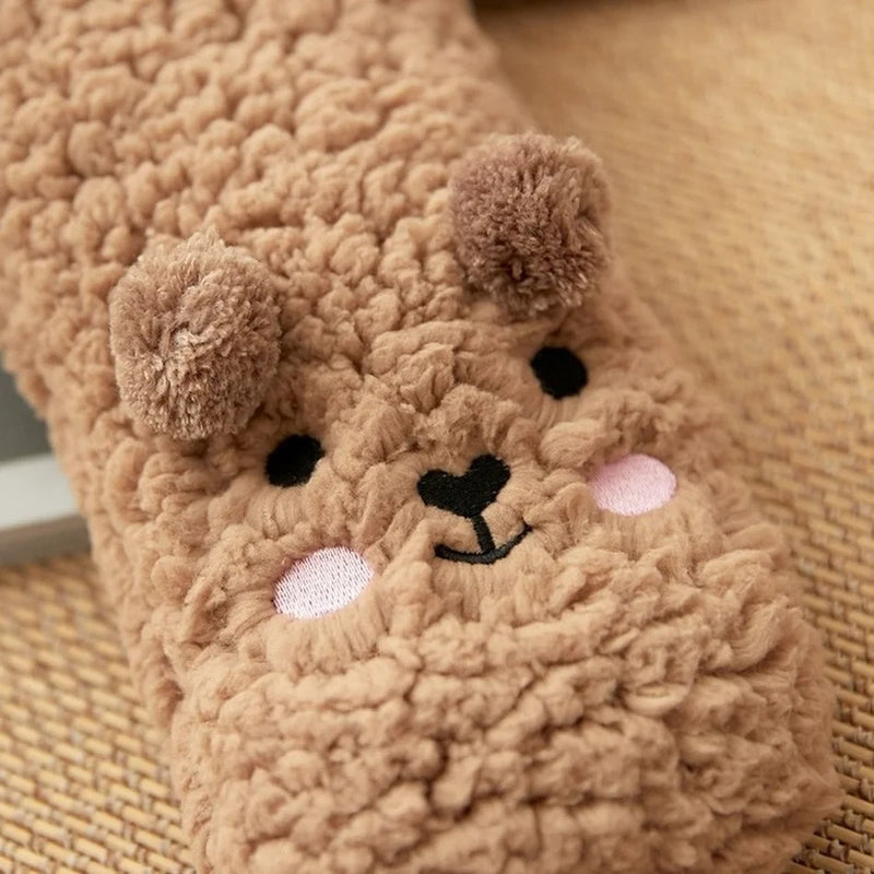 Cartoon Floor Winter Thick Polyester Fleece Fluffy Microfiber | LUXETHREAD