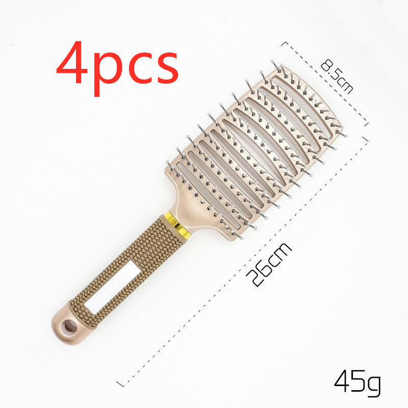 Hairbrush Anti Klit Brushy Haarborstel Women Detangler Hair Brush | LUXETHREAD