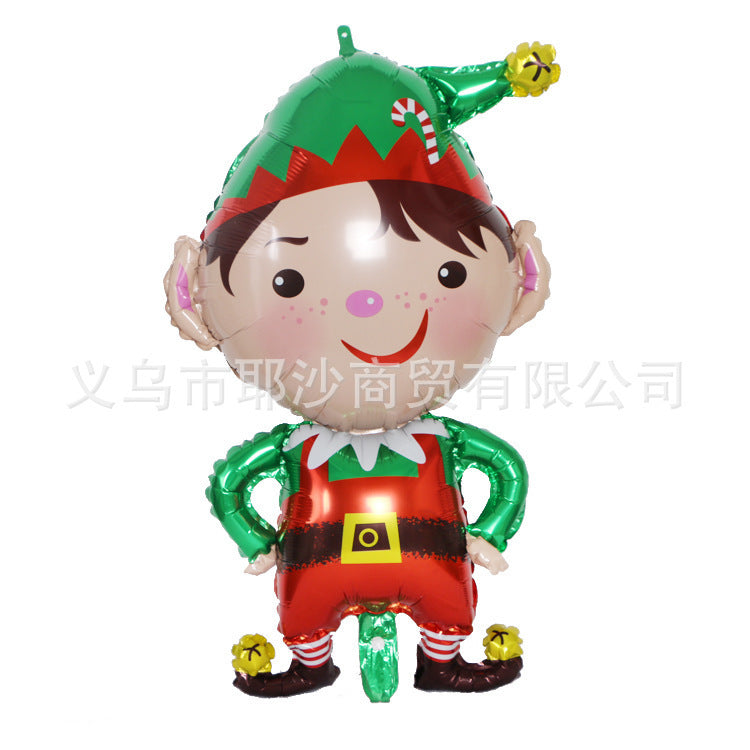 Christmas decoration aluminum film balloon | LUXETHREAD