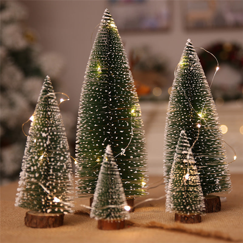 Christmas pine needle tree decoration | LUXETHREAD