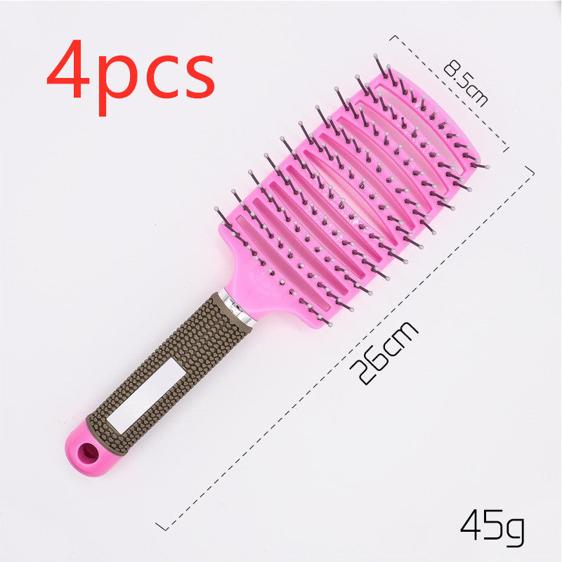 Hairbrush Anti Klit Brushy Haarborstel Women Detangler Hair Brush | LUXETHREAD