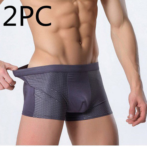 Ice silk men's underwear mesh boxer | LUXETHREAD