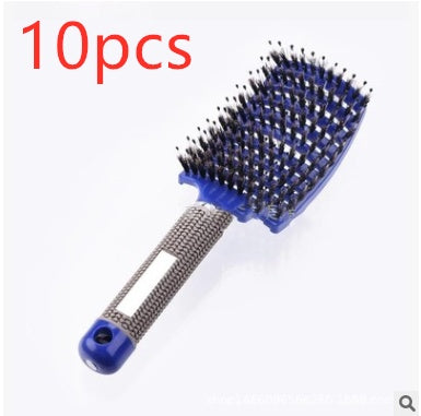 Hairbrush Anti Klit Brushy Haarborstel Women Detangler Hair Brush | LUXETHREAD