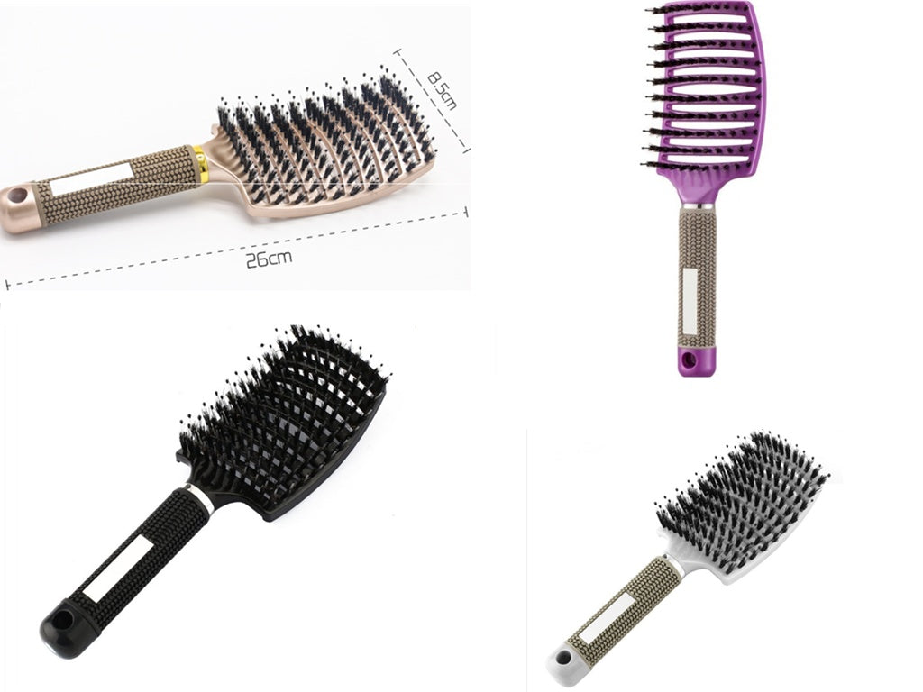 Hairbrush Anti Klit Brushy Haarborstel Women Detangler Hair Brush | LUXETHREAD