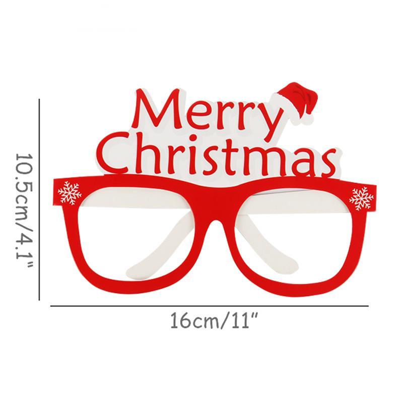 Christmas paper 3D glasses | LUXETHREAD