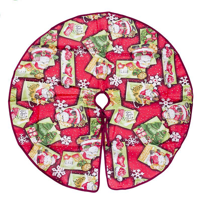 Christmas tree skirt Christmas tree decorations Christmas gifts Christmas scene matching | LUXETHREAD