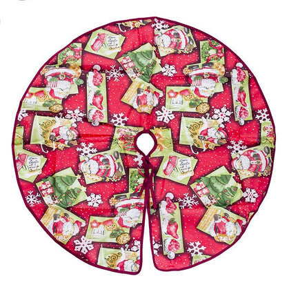 Christmas tree skirt Christmas tree decorations Christmas gifts Christmas scene matching | LUXETHREAD