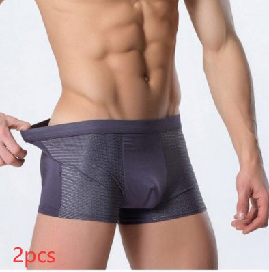 Ice silk men's underwear mesh boxer | LUXETHREAD