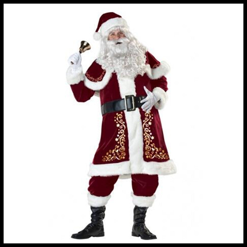 Bar Christmas Costume Adult Men and Women Santa Christmas Costume Christmas Costume | LUXETHREAD