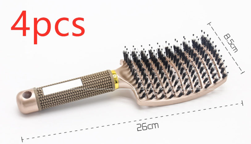 Hairbrush Anti Klit Brushy Haarborstel Women Detangler Hair Brush | LUXETHREAD